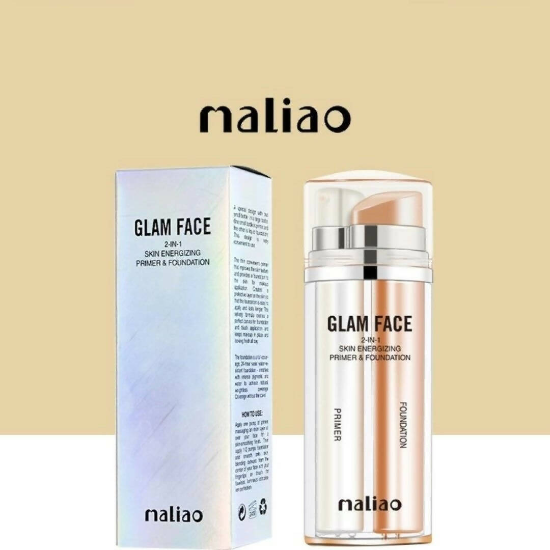 Maliao Professional 2In1 Skin Energizing Primer & Foundation