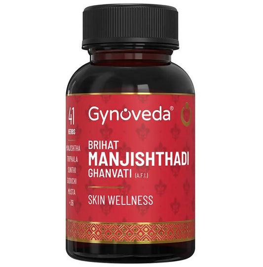 Gynoveda Brihat Manjishthadi Ghanvati Tablets - BUDNE