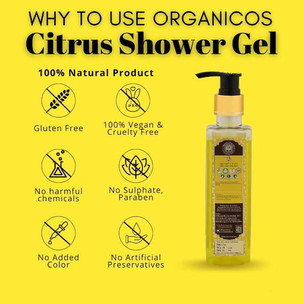 Organicos Citrus Shower Gel