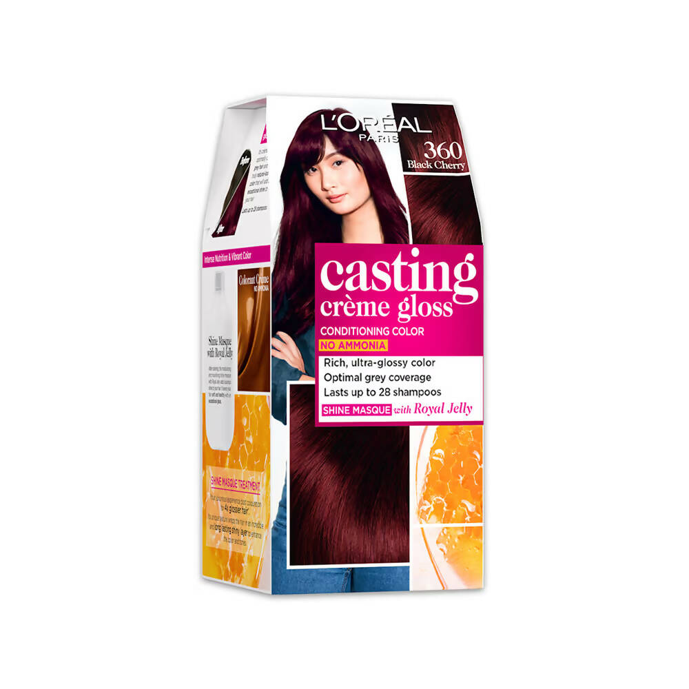 L'Oreal Paris Casting Creme Gloss Conditioning Hair Color - 360 Black Cherry