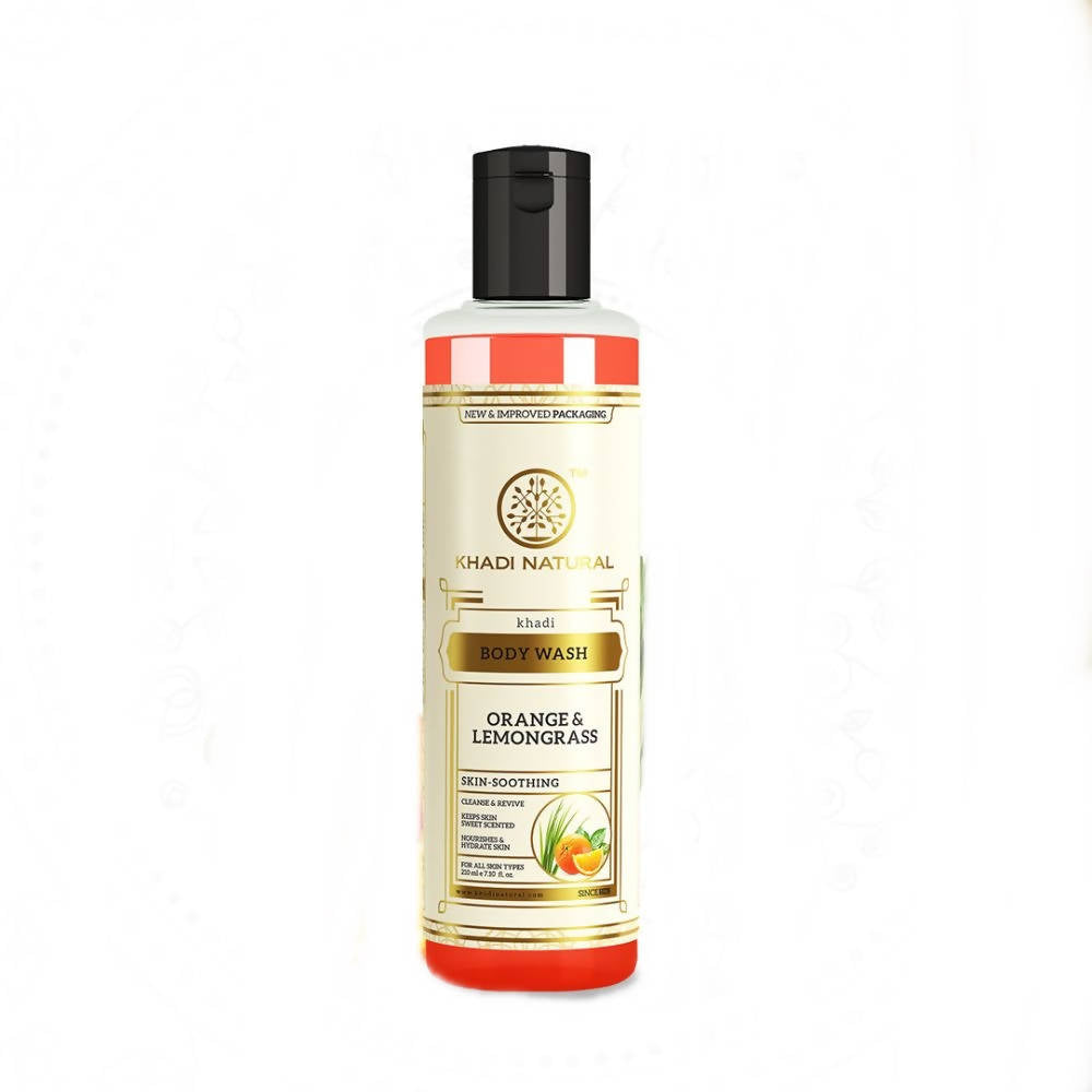 Khadi Natural Orange and Lemongrass Body Wash