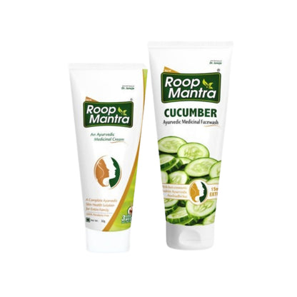 Roop Mantra Face Cream & Cucumber Face Wash Combo