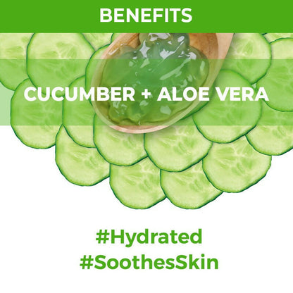 Nykaa Skin Secrets Indian Rituals Cucumber + Aloe Vera Sheet Mask For Toned & Hydrated Skin