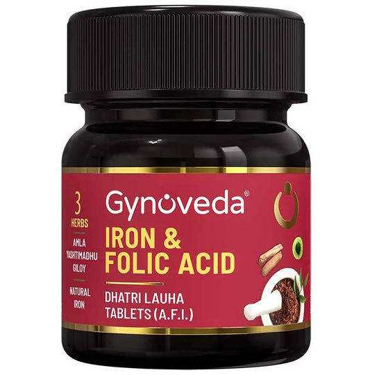 Gynoveda Iron & Folic Acid Tablets - BUDNE