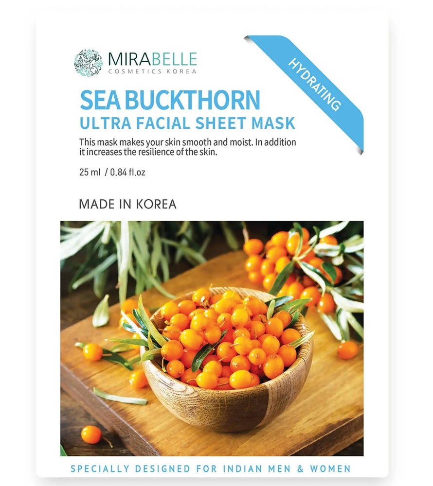 Mirabelle Korea Sea Buckthorn Ultra Facial Sheet Mask - BUDEN