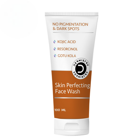 Dermistry Skin Perfecting Fairness Face Wash Kojic Acid Niacinamide Tanning Pigmentation Dark Spots - usa canada australia
