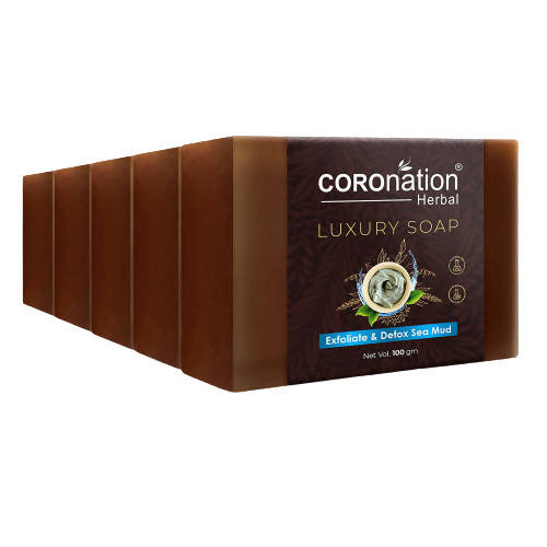Coronation Herbal Exfoliate & Detox Dead Sea Mud Luxury Soap - usa canada australia