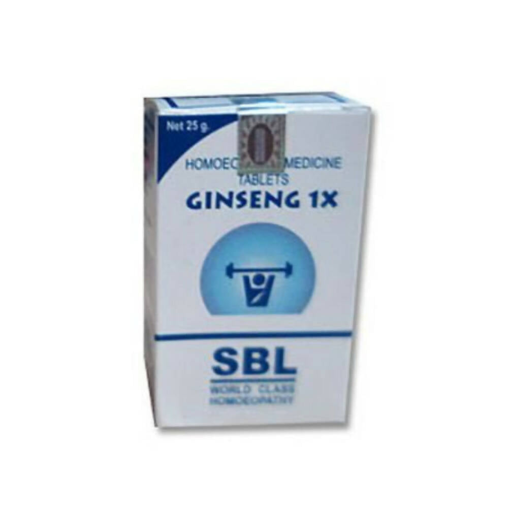 SBL Homeopathy Ginseng Tablets - BUDEN