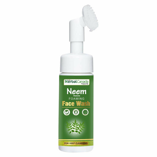 Herbal Canada Neem Foaming Face Wash - usa canada australia