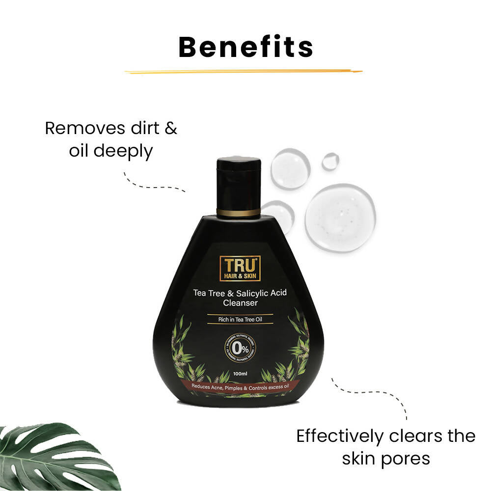 Tru Hair & Skin Tea Tree & Salicylic Acid Cleanser