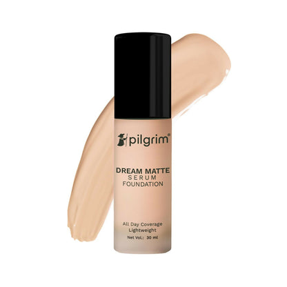 Pilgrim Dream Matte Serum Foundation With Matte & Poreless All Day Coverage Lightweight - Classic Nude