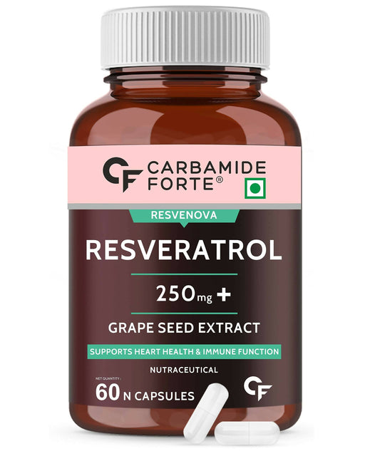 Carbamide Forte Resveratrol Capsules with Grape Seed Extract - usa canada australia
