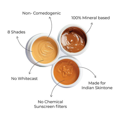 The Harkoi Mineral Matte Sunscreen - SPF 35 - Shade #8