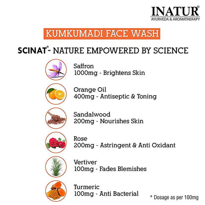 Inatur Kumkumadi Face Cleanser