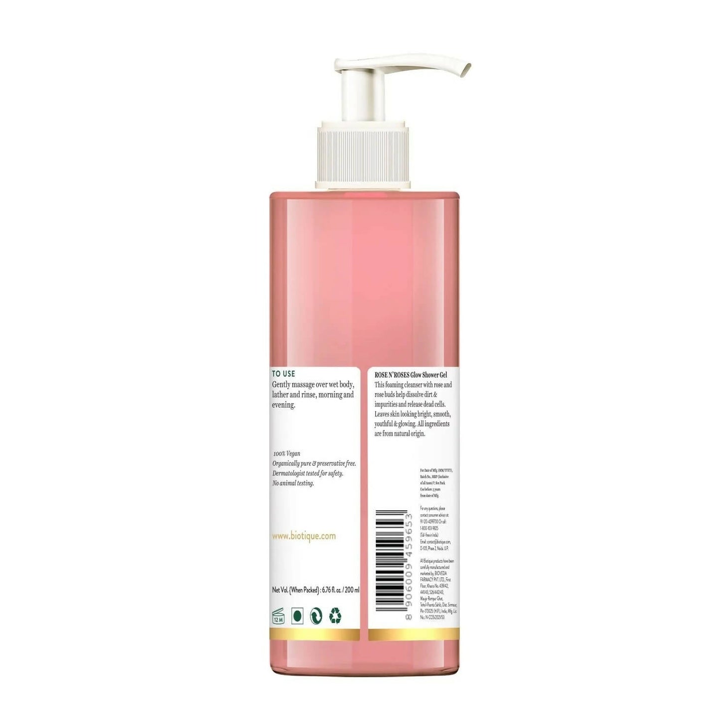 Biotique Rose n'Roses Glow Shower Gel