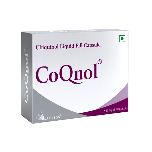 Aarkios CoQnol Ubiquinol 100 mg Capsules - BUDNE