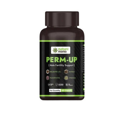 Nature Mania Perm-Up Capsules (Male Sperm Count Booster) -  USA 