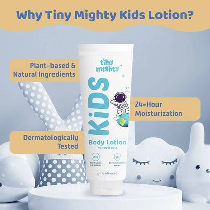 Tiny Mighty Kids Foam Body Wash And Body Lotion Combo