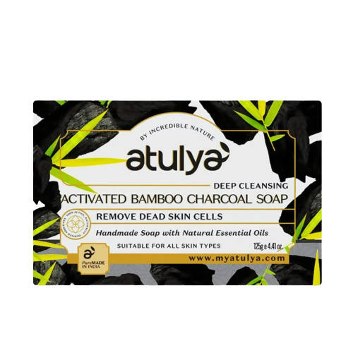 Atulya Activated Bamboo Charcoal Soap - usa canada australia