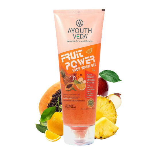 Ayouthveda Fruit Power Face Wash Gel - BUDNEN
