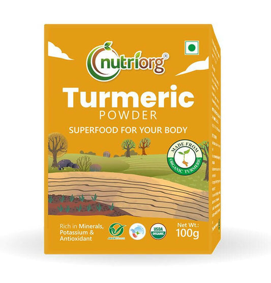 Nutriorg Certified Organic Turmeric Powder -  USA, Australia, Canada 