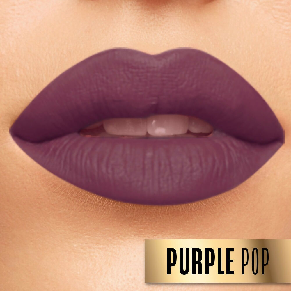 Lakme Absolute Beyond Matte Lipstick - 502 Purple Pop