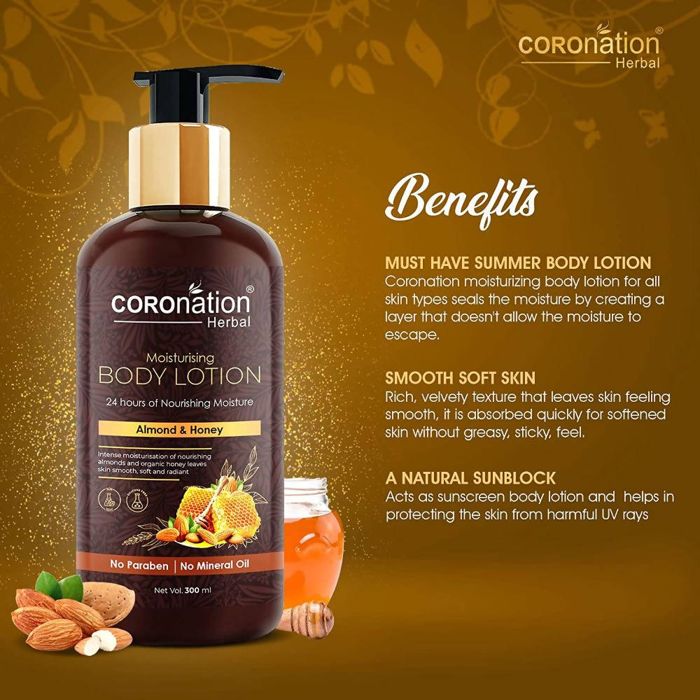 Coronation Herbal Almond & Honey Moisturising Body Lotion