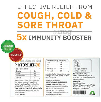 AlchemLife Phytorelief-CC Lozenges - Sugar Free