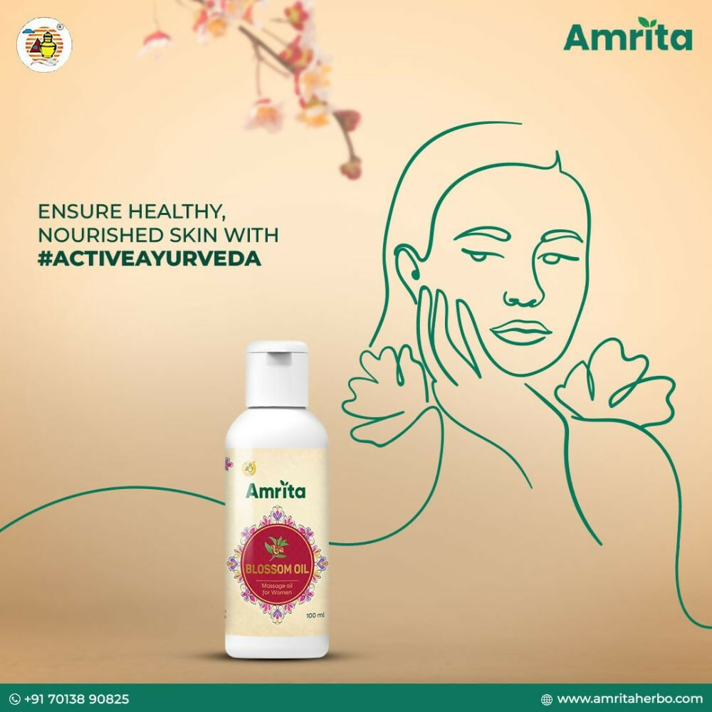 Amrita Blossom Oil - Massage Oil for Women