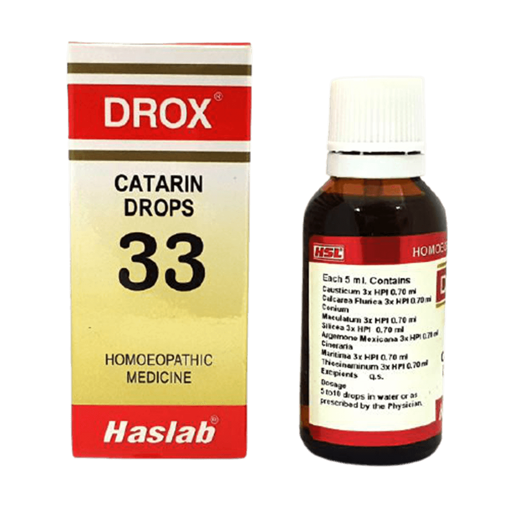 Haslab Homeopathy Drox 33 Catarin Drop