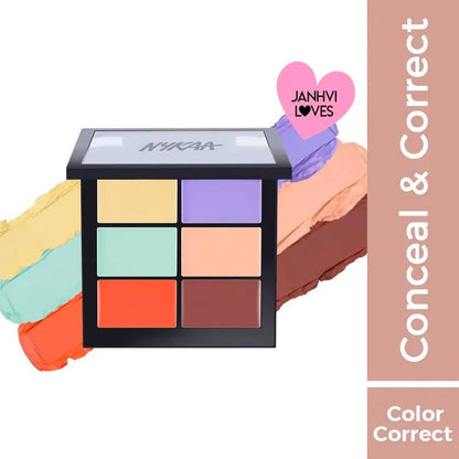 Nykaa SKINgenius Conceal & Correct Palette - Correct & Contour