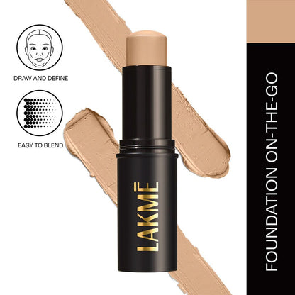 Lakme Facelift Foundation Stick - Warm Natural