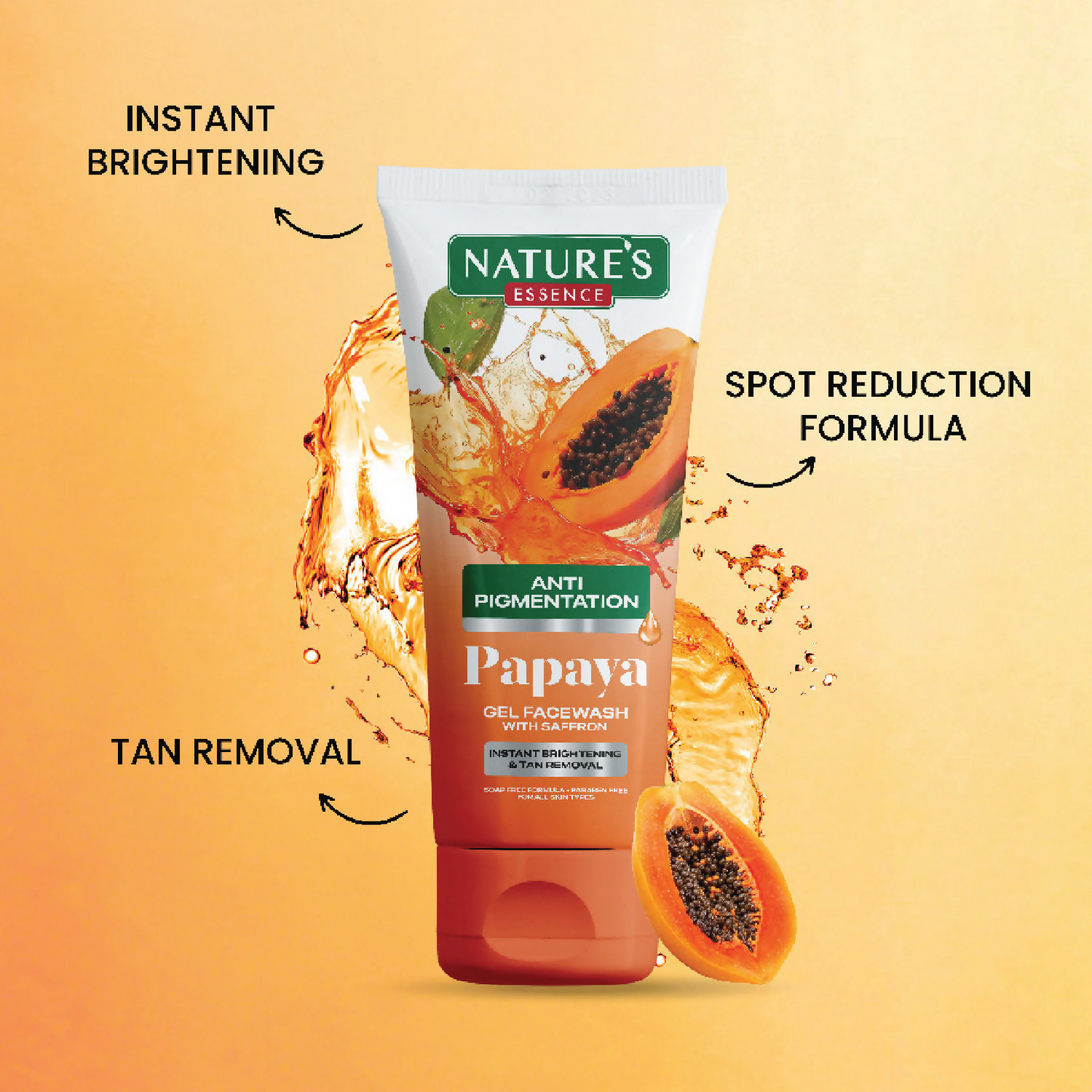 Nature's Essence Anti-Pigmentation Papaya Gel Face Wash