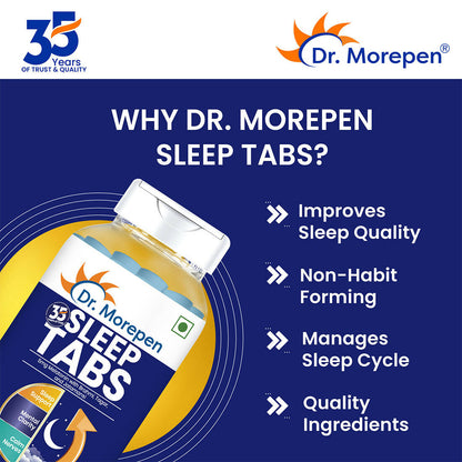 Dr. Morepen Sleep Tabs Melatonin 5mg Sleeping Tablets