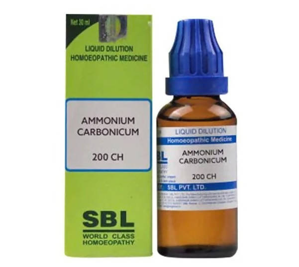 SBL Homeopathy Ammonium Carbonicum Dilution - BUDEN