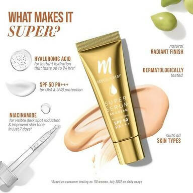 MyGlamm Super Serum BB Cream - 201 Pine