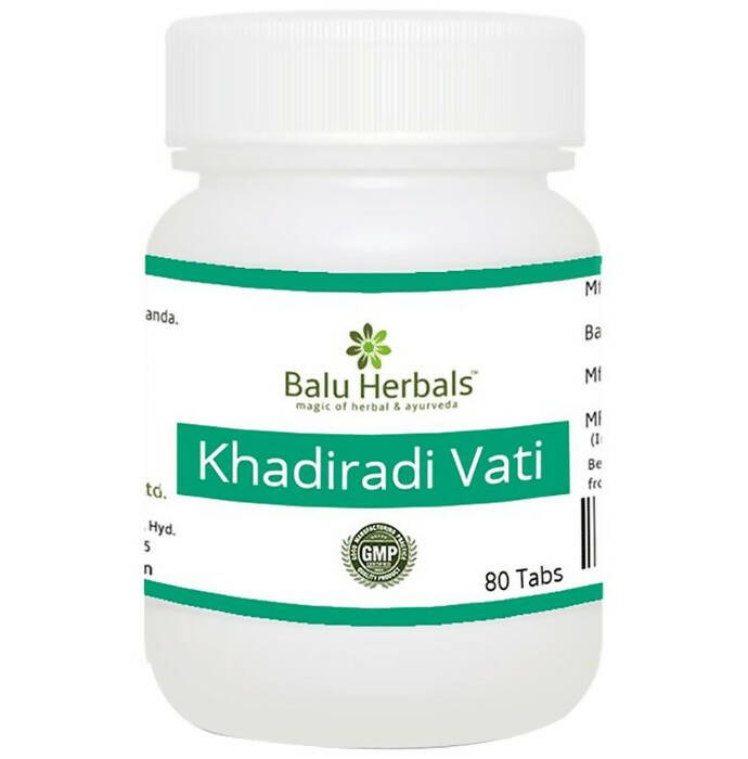 Balu Herbals Khadiradi Vati Tablets - buy in USA, Australia, Canada