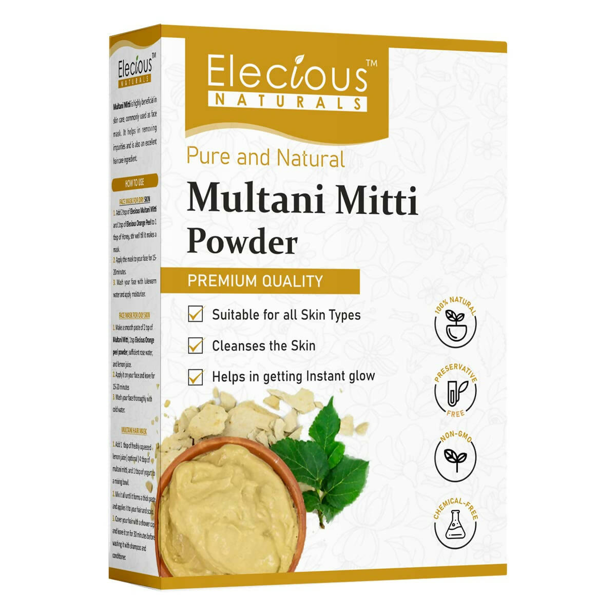 Elecious Naturals Multani Mitti Powder