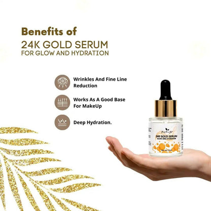 The Wellness Shop 24k Gold Serum for Glow and Hydration