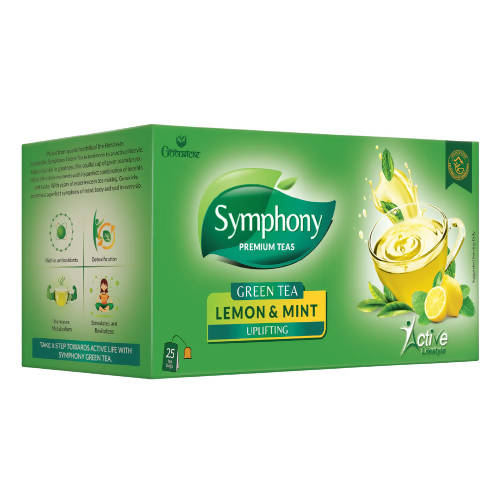 Symphony Lemon & Mint Green Tea Bags