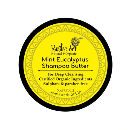 Rustic Art Mint Eucalyptus Shampoo Butter