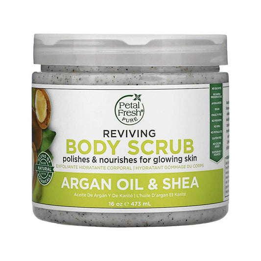 Petal Fresh Pure Reviving Argan Oil & Shea Body Scrub - BUDNEN