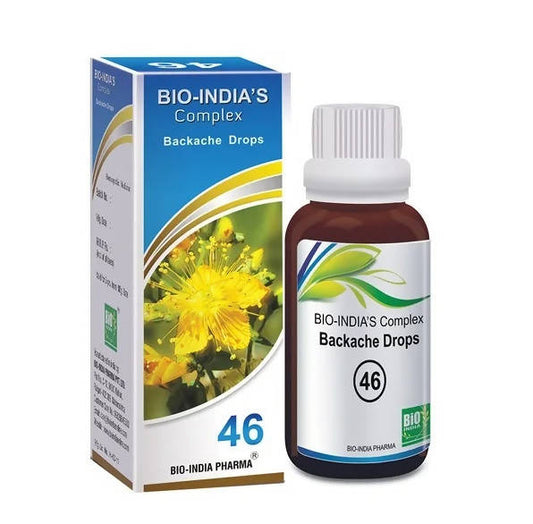 Bio India Homeopathy Complex 46 Backache Drops