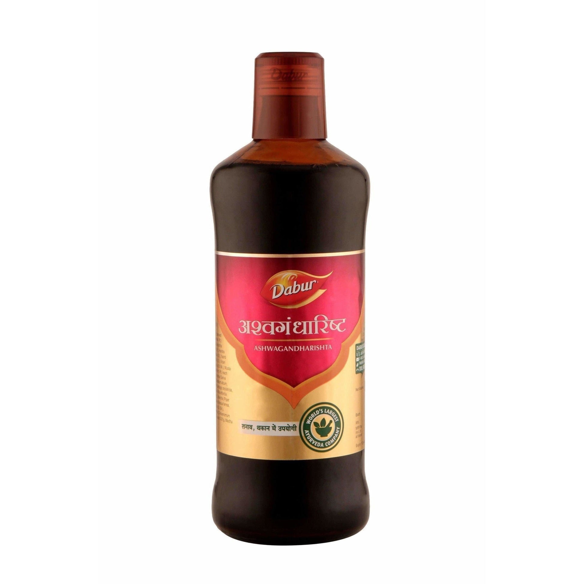 Dabur Ashwagandharishta Liquid (450 ml) - BUDNE