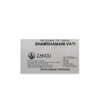 Zandu Shamshamani Vati Tablets