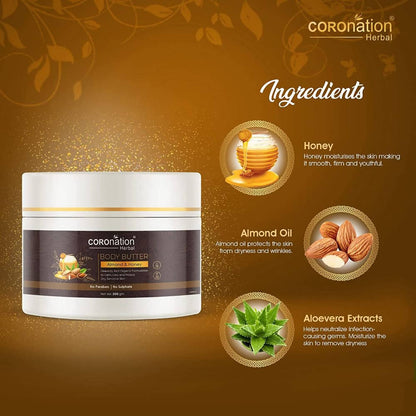 Coronation Herbal Almond & Honey Body Butter