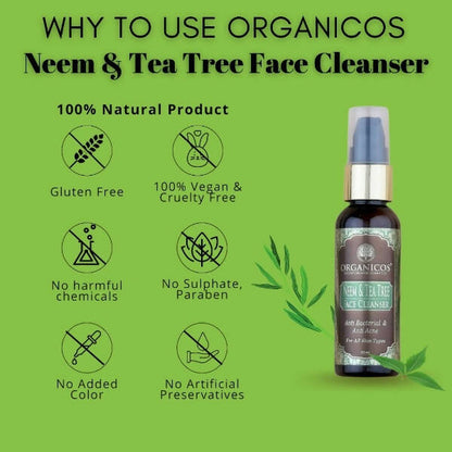 Organicos Neem & Tea Tree Face Cleanser