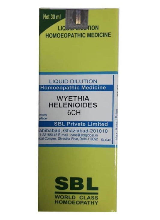 SBL Homeopathy Wyethia Helenioides Dilution