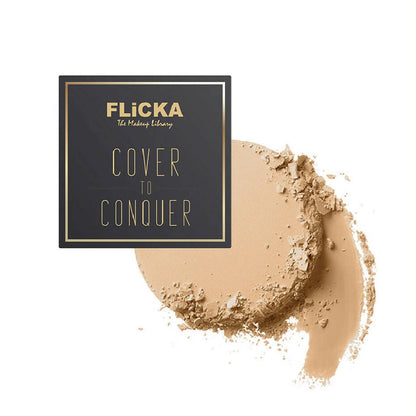 Flicka Cover To Conquer Compact - Walnut