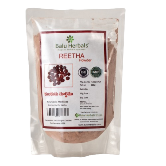 Balu Herbals Reetha (Kumkudu) Powder - buy in USA, Australia, Canada